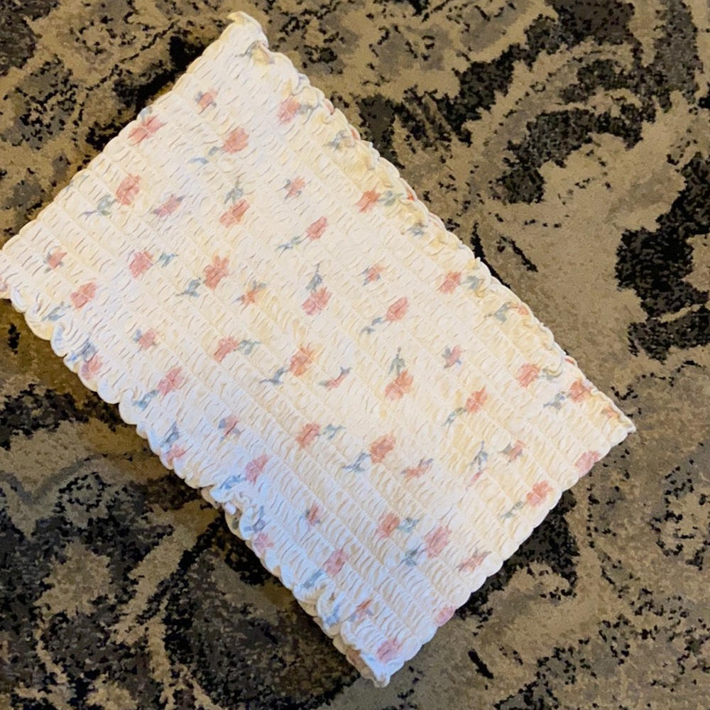 Light pink floral tube top!